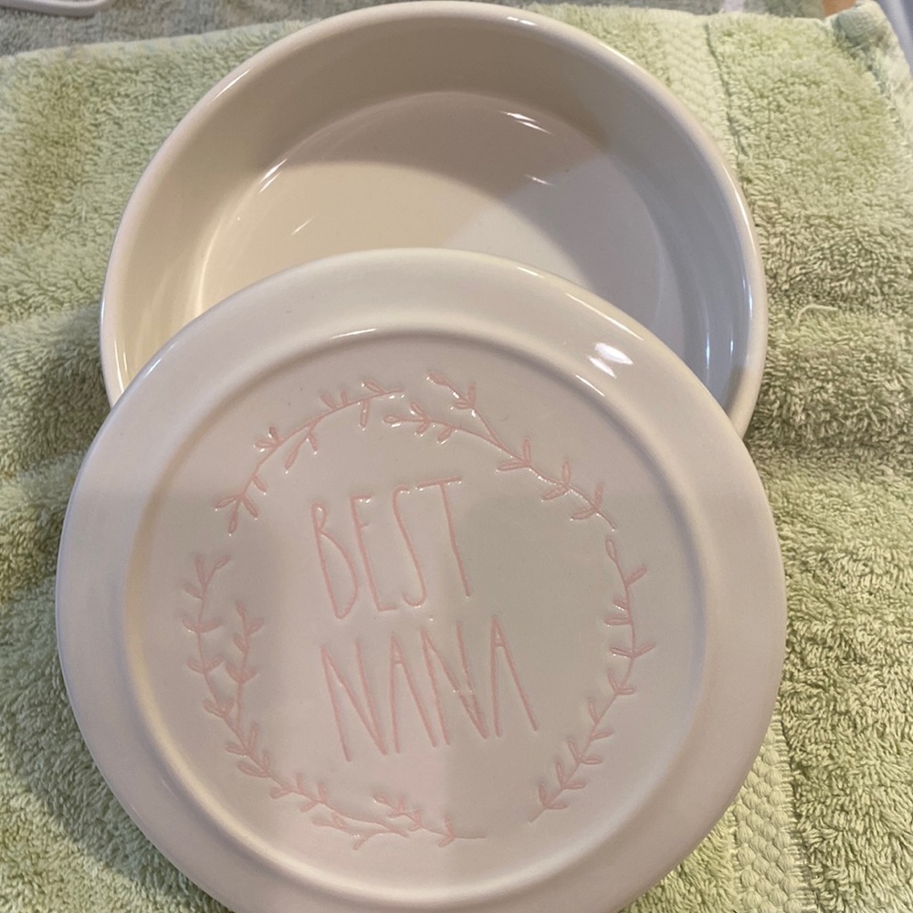 Rae Dunn large trinket holder